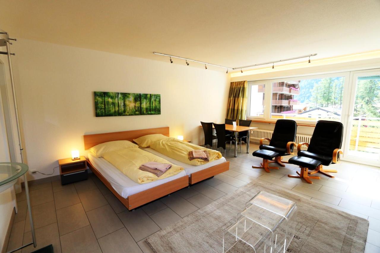 Haus Cristal Lägenhet Saas Fee Exteriör bild